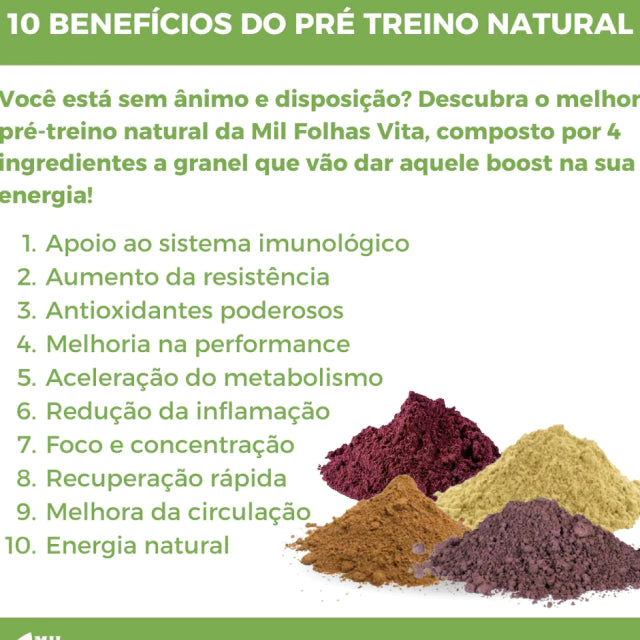 Kit Pré Treino Natural 200g Premium