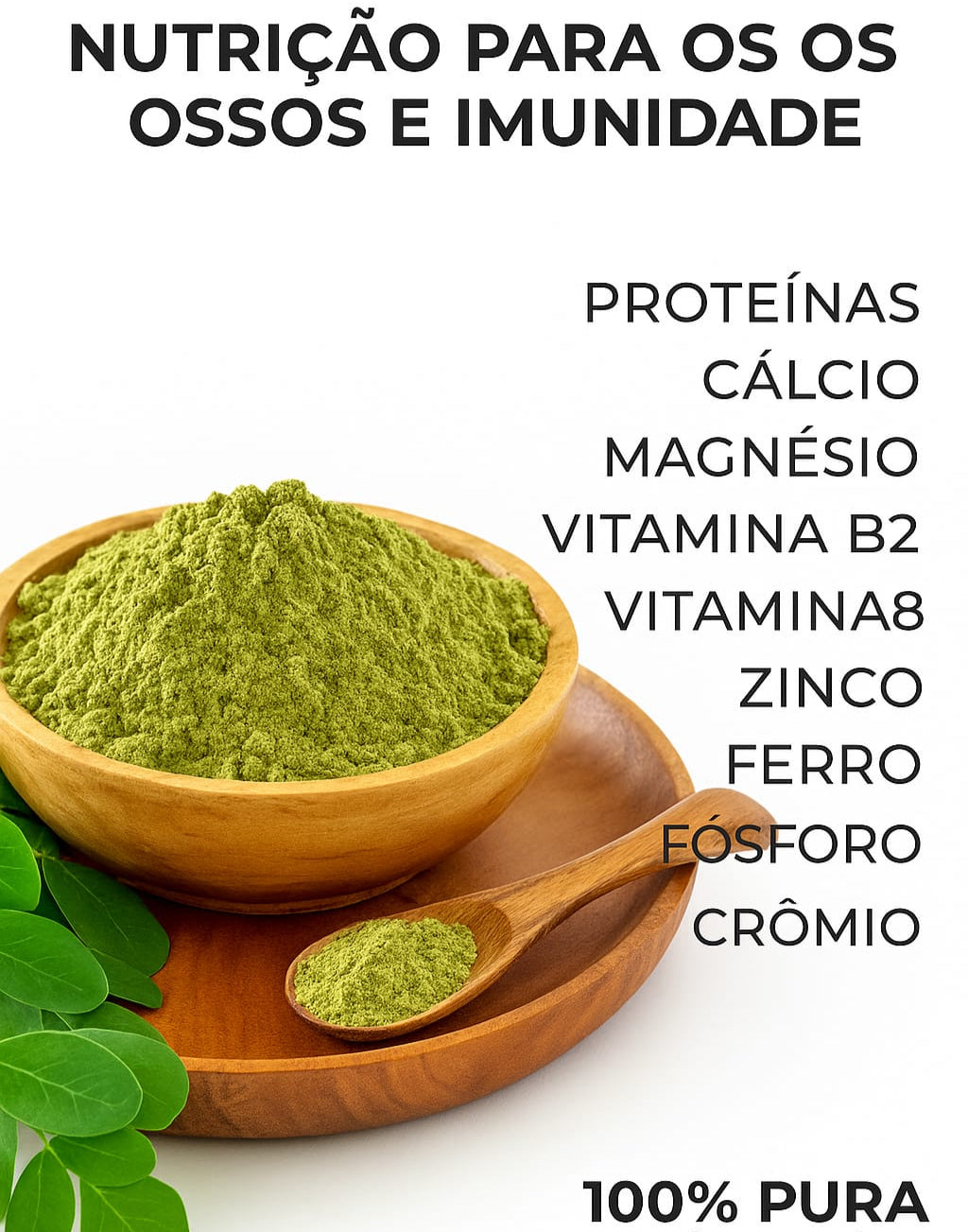 Moringa 120 Capsulas 500MG 100% puro
